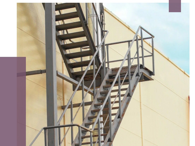 Пожарные лестницы в Каменке от 12138 руб. — монтаж и продажа | ПРОЛЁТ-Кам