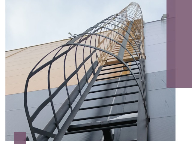 Изготовление и монтаж пожарных лестниц в Каменке профессионально