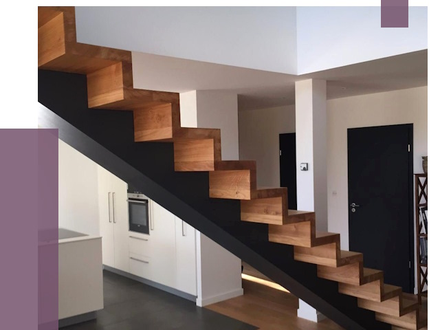 Изготовление деревянных лестниц в Каменке от 85978 руб. | ПРОЛЁТ-Кам