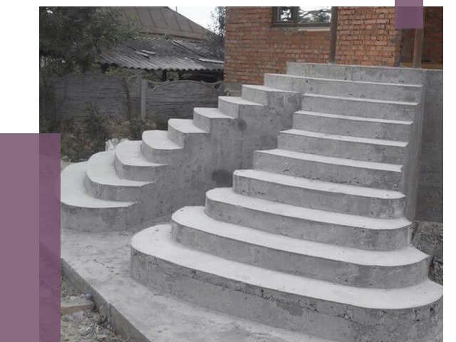 Монтаж бетонных лестниц в Каменке от 4248 руб. 