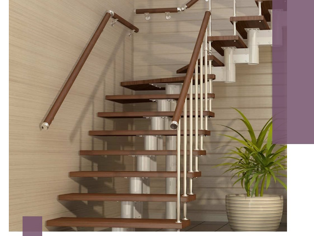 Изготовление модульных лестниц под ключ в Каменке