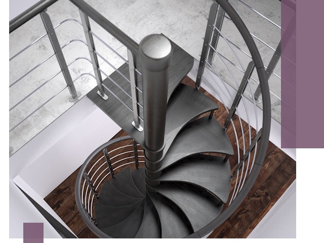 Демонтаж винтовых лестниц в Каменке — быстро и безопасно