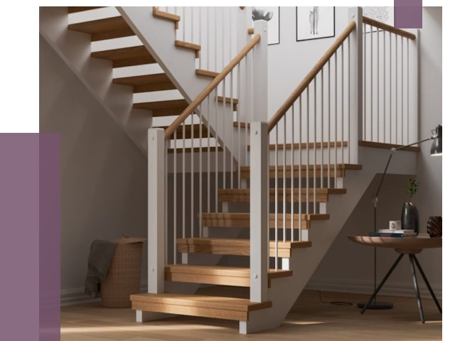 Маршевые лестницы в Каменке от 37678 руб. — монтаж | ПРОЛЁТ-Кам