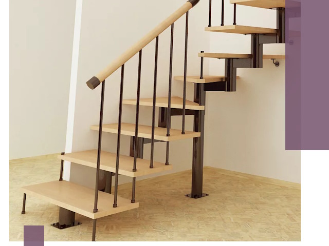 Монтаж лестниц на больцах в Каменке — быстро и надежно