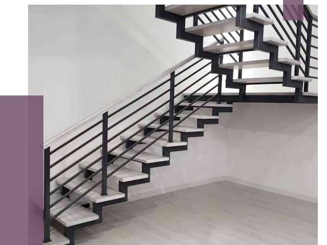 Лестницы на металлокаркасе под ключ в Каменке от 12644 руб. | ПРОЛЁТ-Кам