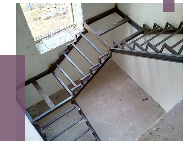 Монтаж лестниц на металлокаркасе в Каменке от 12644 руб. — ПРОЛЁТ-Кам