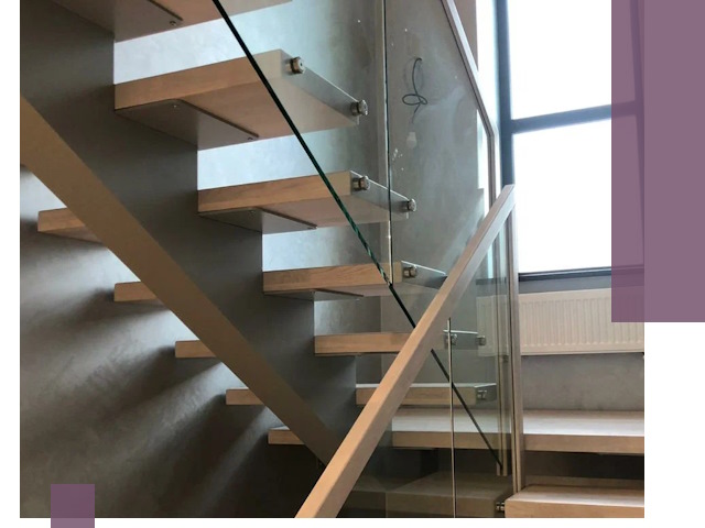 Изготовление лестниц на монокосоуре в Каменке с монтажом и гарантией