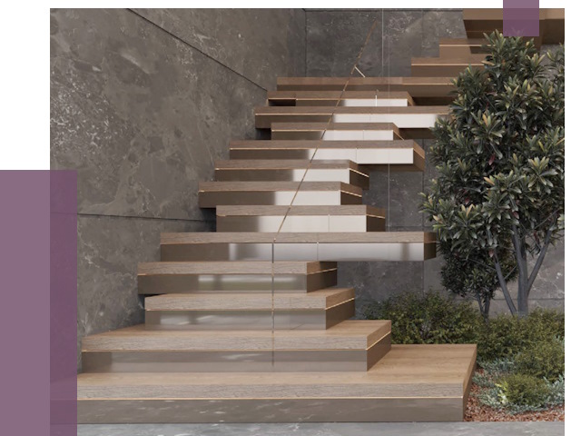 Современные лестницы в Каменке от 13655 руб. | ПРОЛЁТ-Кам