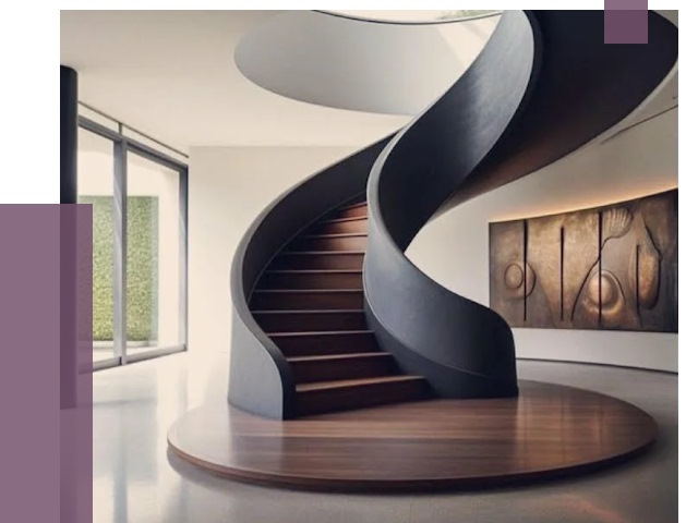 Элитные лестницы под заказ в Каменке от 187128 руб. — ПРОЛЁТ-Кам