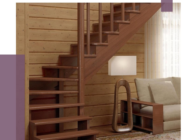 Лестницы эконом класса в Каменке от 18055 руб. бюджетные решения