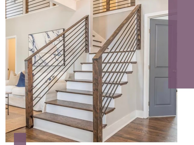 Лестницы для коттеджа под ключ в Каменке — изготовление и монтаж