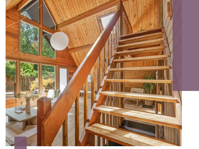 Лестницы для дачи под ключ в Каменке — изготовление и монтаж