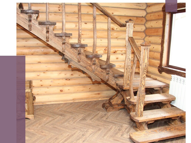 Лестницы в баню в Каменке от 18915 руб. — изготовление | ПРОЛЁТ-Кам