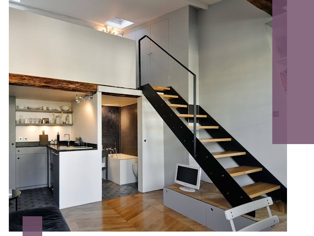 Лестницы на антресоль под ключ в Каменке — изготовление и монтаж