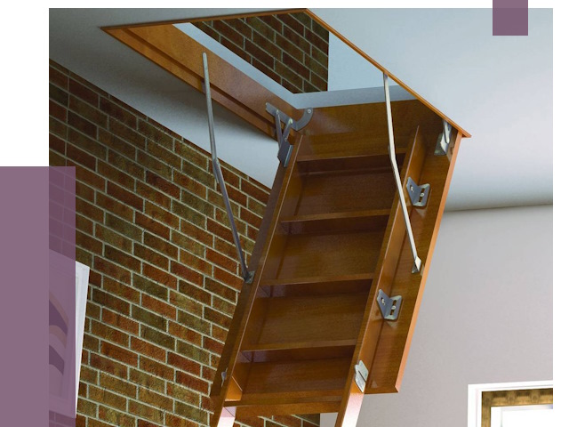 Установка чердачной лестницы в Каменке от 7738 руб. | ПРОЛЁТ-Кам