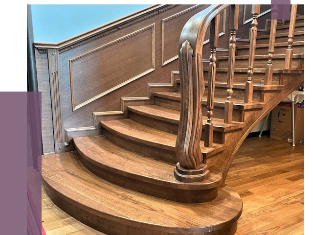 Дубовые лестницы под ключ в Каменке от 174484 руб. — ПРОЛЁТ-Кам