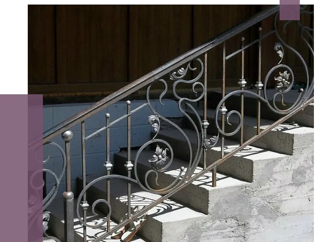 Кованые перила в Каменке от 8598 руб. под ключ — качество от ПРОЛЁТ-Кам