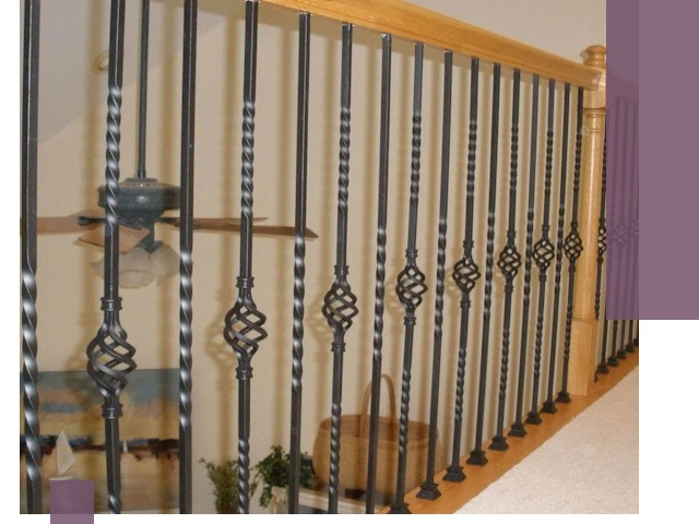 Изготовление и монтаж кованных перил в Каменке под ключ
