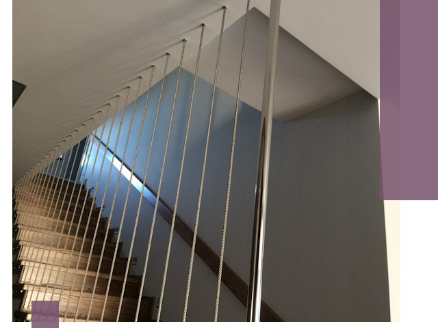 Тросовые перила под ключ в Каменке — производство и монтаж