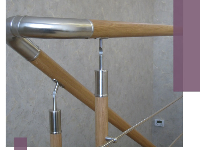 Комбинированные перила на заказ в Каменке — монтаж и производство