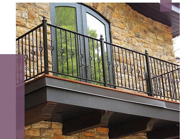 Балконные ограждения в Каменке от 7940 руб. — купить | ПРОЛЁТ-Кам
