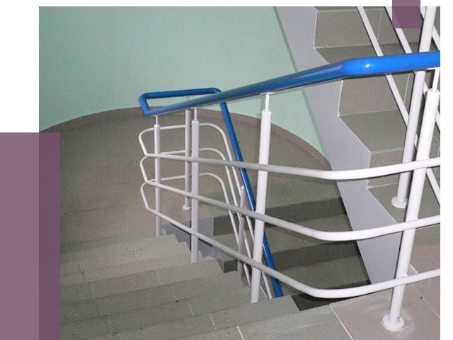 Перила в подъезде в Каменке — установка и замена от 7333 руб. | ПРОЛЁТ-Кам