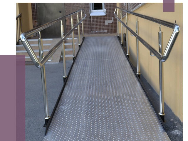 Пандусы в Каменке от 12138 руб. — установка для инвалидов | ПРОЛЁТ-Кам