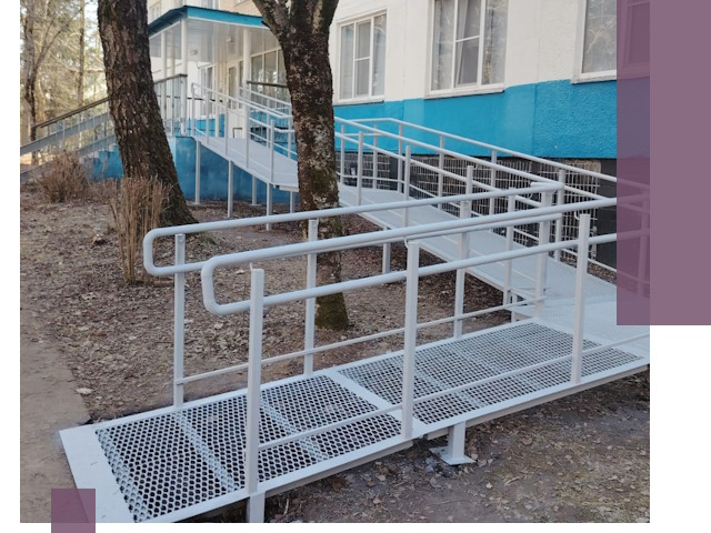 Пандусы под ключ в Каменке: изготовление, монтаж и демонтаж