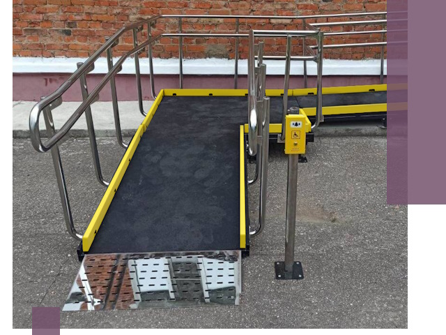 Изготовление наклонных пандусов для инвалидов в Каменке