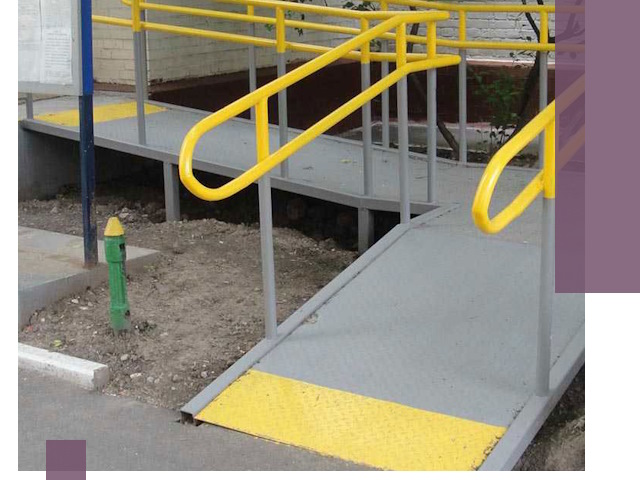 Монтаж пандусов для инвалидов в Каменке — быстро и качественно