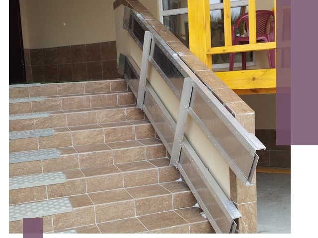 Откидные пандусы под ключ в Каменке — монтаж и демонтаж