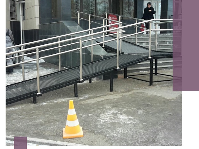 Стационарные пандусы под ключ в Каменке — изготовление и монтаж