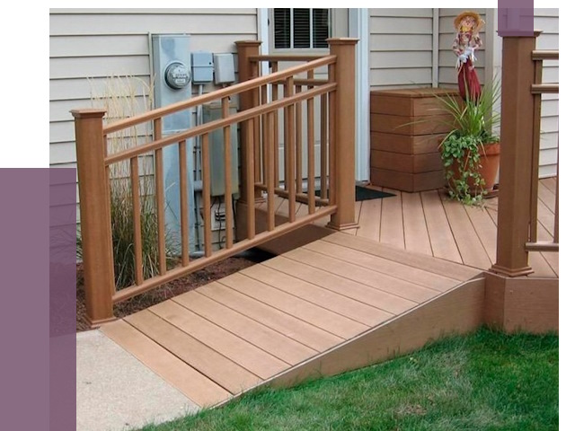 Пандус на крыльцо в Каменке под ключ от 7687 руб. 