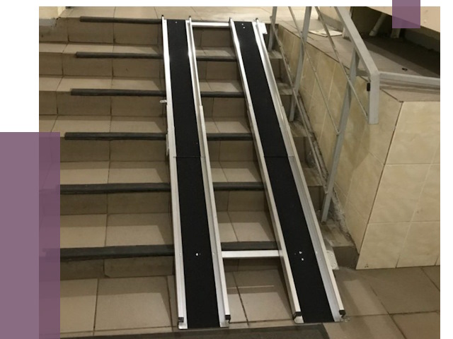 Установка пандуса в подъезд в Каменке от 7890 руб. под ключ | ПРОЛЁТ-Кам