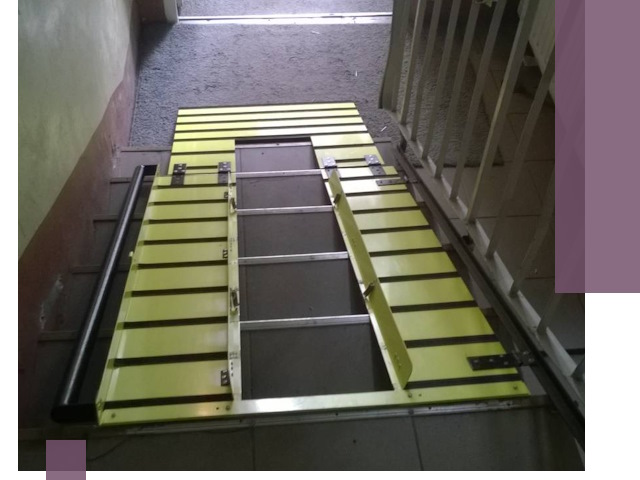 Профессиональный монтаж пандуса в подъезд в Каменке