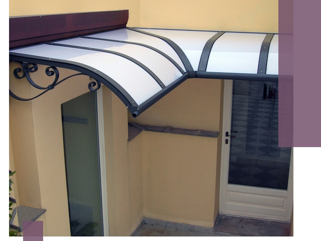 Монтаж козырьков любой сложности в Каменке под ключ