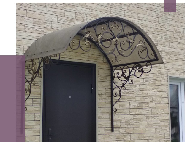 Ремонт козырьков в Каменке от 7333 руб.  | ПРОЛЁТ-Кам