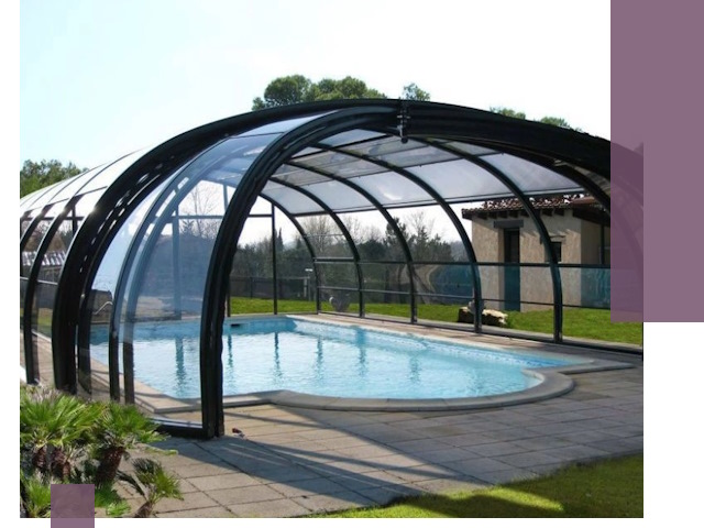 Навесы для бассейна в Каменке: изготовление и монтаж под ключ