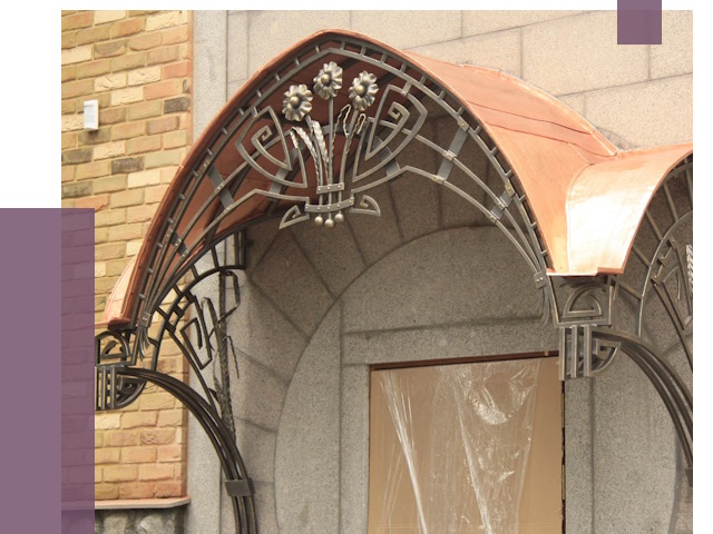 Арочные козырьки в Каменке от 14414 руб. 