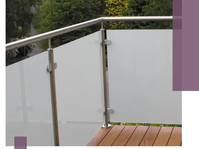 Алюминиевые парапеты для балконов и террас в Каменке