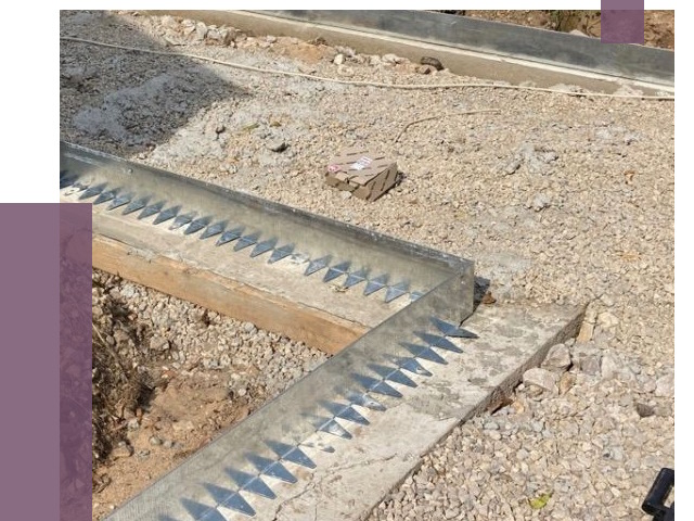 Нержавеющие бордюры в Каменке от 4754 руб. под ключ | ПРОЛЁТ-Кам