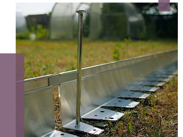 Металлические бордюры для газона в Каменке от 4248 руб. | ПРОЛЁТ-Кам