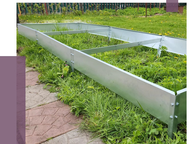 Металлические бордюры для грядок в Каменке от 1770 руб. 