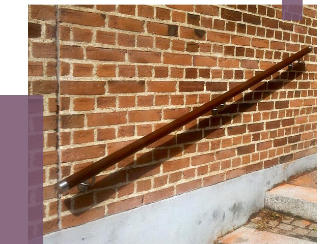 Изготовление пристенных поручней в Каменке от 4400 руб. — ПРОЛЁТ-Кам