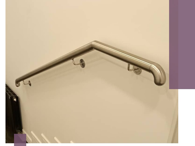 Изготовление пристенных поручней в Каменке под ключ за сроки