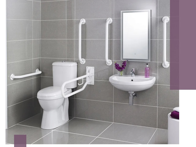 Поручни для санузлов в Каменке: установка, ремонт и монтаж