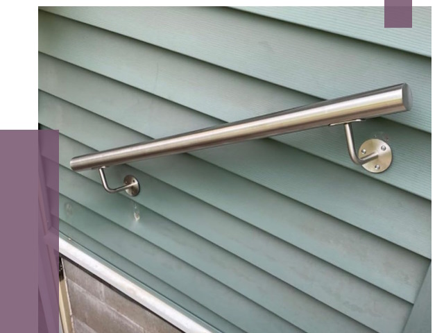 Поручни из нержавеющей стали в Каменке от 7586 руб.  | ПРОЛЁТ-Кам